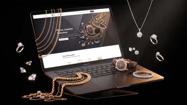 Flores Juwelier – Schmuck, diskret präsentiert.